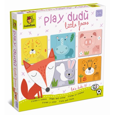 Play Dudu gra - układanka czyj to pyszczek? – kształty, kolory, zwierzęta Ludattica - 1