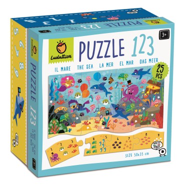Puzzle 123 Matematyczne puzzle dla najmłodszych – Morze Ludattica - 2