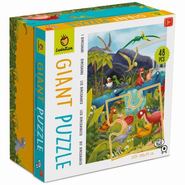 Giant Puzzle – puzzle olbrzymie – Dinozaury Ludattica - 1