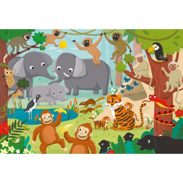 Giant Puzzle – puzzle olbrzymie – Dżungla Ludattica - 2