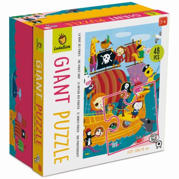 Giant Puzzle – puzzle olbrzymie – Statek piracki Ludattica - 2
