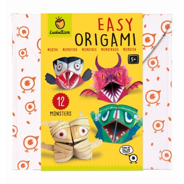 Easy Origami – Zestaw kreatywny – Smoki i Potwory Ludattica - 1