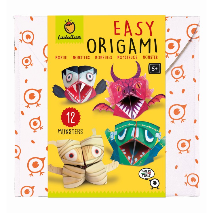 Easy Origami – Zestaw kreatywny – Smoki i Potwory Ludattica - 1