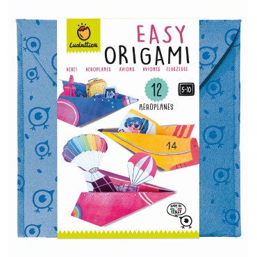 Easy Origami – Zestaw kreatywny – Samoloty Ludattica - 1