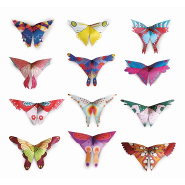 Easy Origami – Zestaw kreatywny – Motyle Ludattica - 1