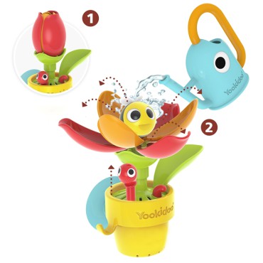 Zabawka do Kąpieli Rozkwitający Kwiatek Peek-a-Bee Yookidoo - 3