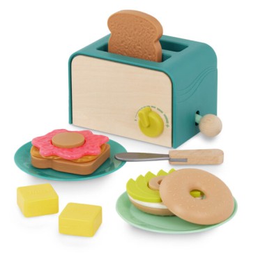 Mini Chef – Breakfast Playset – Toster i akcesoria śniadaniowe B.Toys - 5