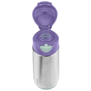 Butelka termiczna z ustnikiem sportowym 500 ml Lilac Pop b.box - 1