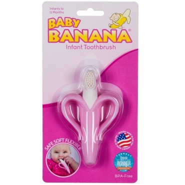 Baby Banana Szczoteczka Treningowa Pink