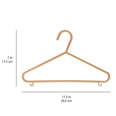 Wieszaki dla Dzieci Eko Brown 15 szt 3 Sprouts - 3