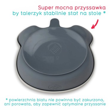 Miseczka z Przyssawką i Łyżeczką Grey Tum Tum - 2