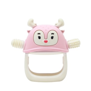 Gryzak dla Niemowlaka Renifer Light Pink Smily Mia - 2