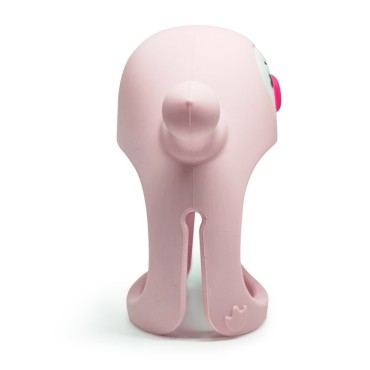 Gryzak Silikonowy Pingwin Buddy Light Pink Smily Mia - 3