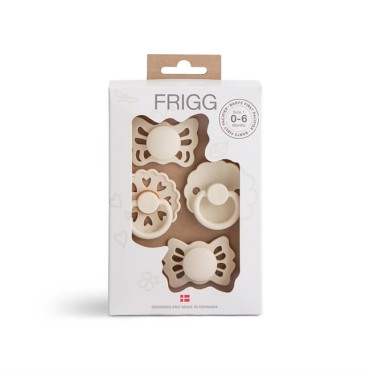 ​​Smoczki Baby's First -Floral Heart 4-pack Cream Frigg - 4