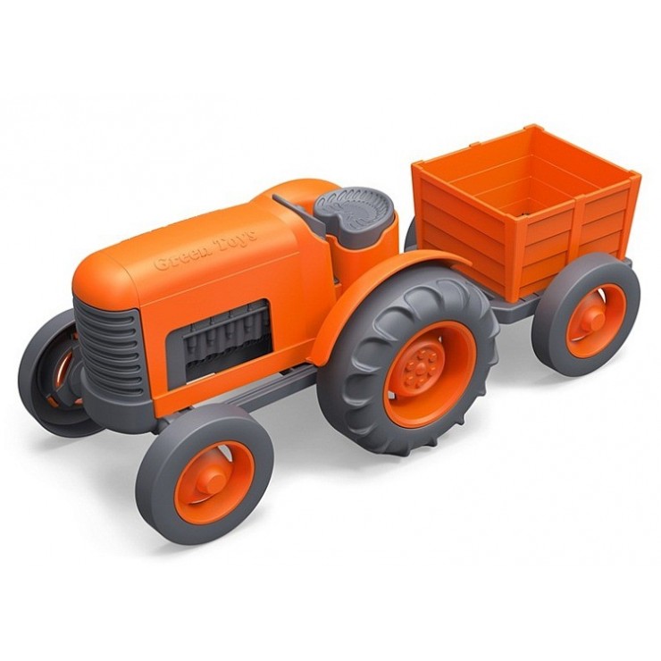 Pomarańczowy traktor GTTRT01042 Green Toys