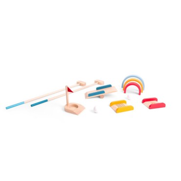 Drewniany zestaw do gry w golfa BS Toys - 2