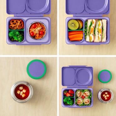 Omiebox Up Lunchbox z termosem Galaxy Purple Omie - 5