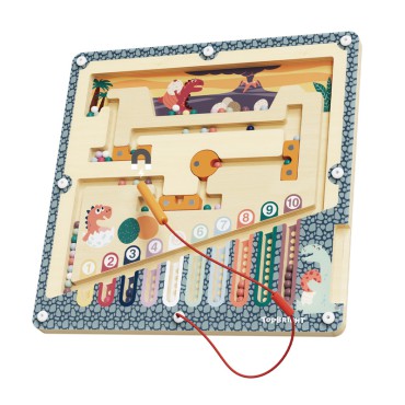 Jaja dinozaura zabawka magnetyczna dla dzieci – gra logiczna z rysikiem 36 mies.+ Topbright - 1