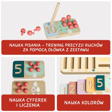 Liczę owoce Zabawka edukacyjna do nauki liczenia +36 mies. Topbright - 6