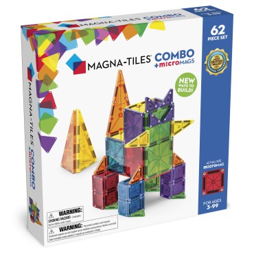 Klocki Magnetyczne COMBO microMAGS 62 el. MAGNA-TILES - 4