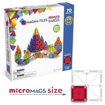 Klocki Magnetyczne microMAGS 70 el. MAGNA-TILES - 5