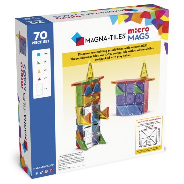 Klocki Magnetyczne microMAGS 70 el. MAGNA-TILES - 6