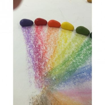 Kredki Crayon Rocks w bawełnianym woreczku - 8 kolorów 