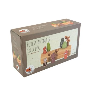 Drewniany sorter zwierzęta leśne Egmont Toys - 2