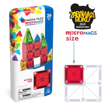 Klocki Magnetyczne Travel microMAGS 26 el. MAGNA-TILES - 5