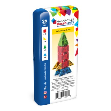 Klocki Magnetyczne Travel microMAGS 26 el. MAGNA-TILES - 6