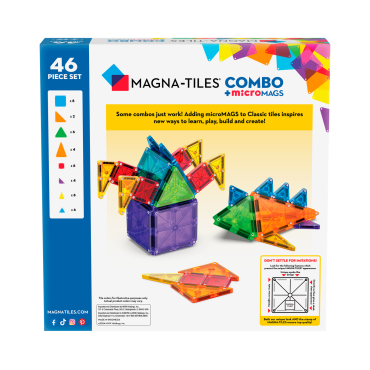 Klocki Magnetyczne COMBO microMAGS 46 el. MAGNA-TILES - 2