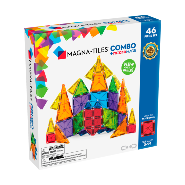 Klocki Magnetyczne COMBO microMAGS 46 el. MAGNA-TILES - 5