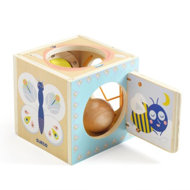 Drewniane pudełko sensoryczne Babybox Djeco - 5