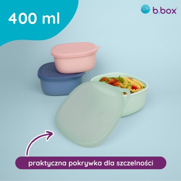 Silikonowy pojemnik z pokrywką do lunchboxa Berry, b.box - 1