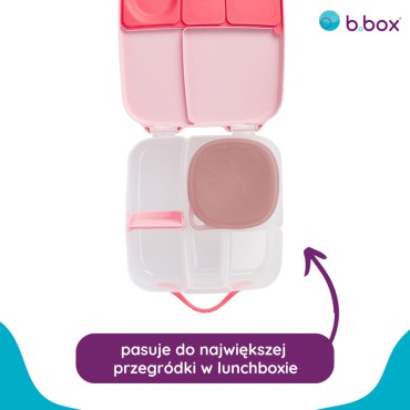 Silikonowy pojemnik z pokrywką do lunchboxa Berry, b.box - 9