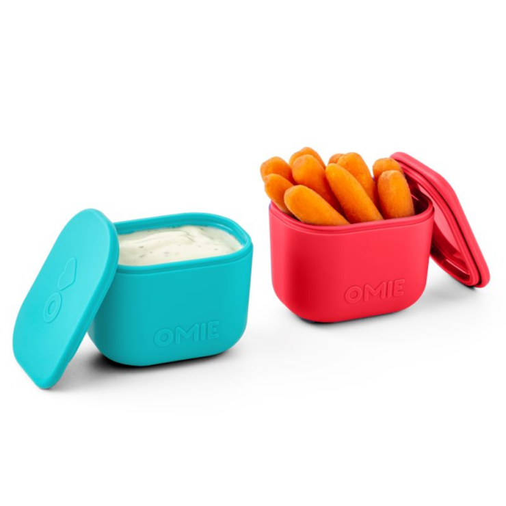 Omiebox Up Dip dwa szczelne pojemniczki Pink/Teal Omie - 1