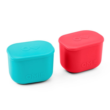 Omiebox Up Dip dwa szczelne pojemniczki Pink/Teal Omie - 2
