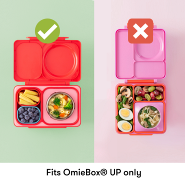 Omiebox Up Dip dwa szczelne pojemniczki Pink/Teal Omie - 4