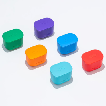 Omiebox Up Dip dwa szczelne pojemniczki Pink/Teal Omie - 5