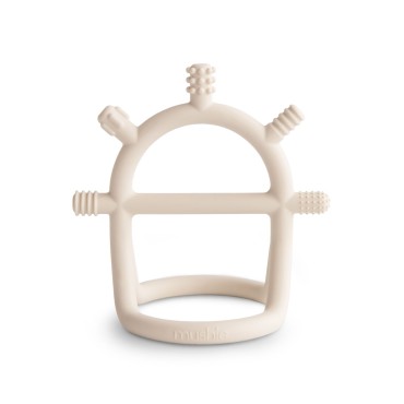 Gryzak Sensoryczny No-Drop – Shifting Sand Mushie - 4