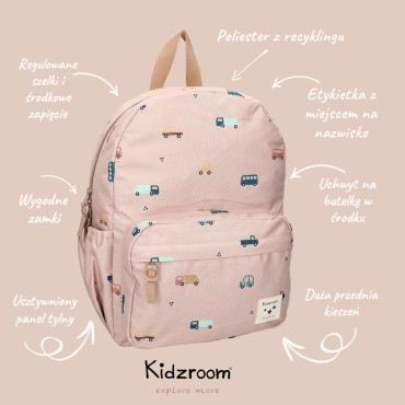 Plecak dla dzieci L Sweet Cars brown Kidzroom - 10