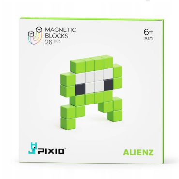 Klocki magnetyczne Pixio Mini Monster Alienz Story Series - 4