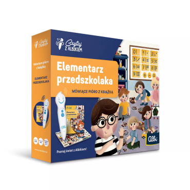 Czytaj z Albikiem. Zestaw pióro + Elementarz Przedszkolaka - 1