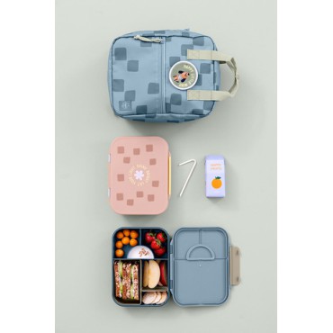 Lunchbox Bento z przegródkami Pattern Party Blue/green Lassig - 2
