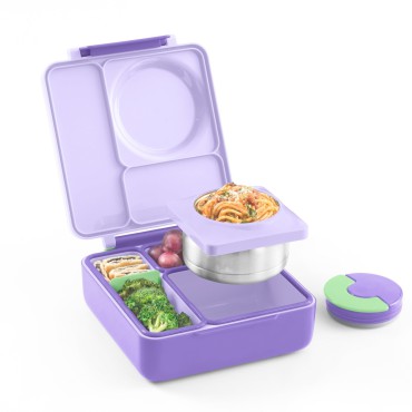 Omiebox lunch box z termosem Lilac Purple Omie - 7