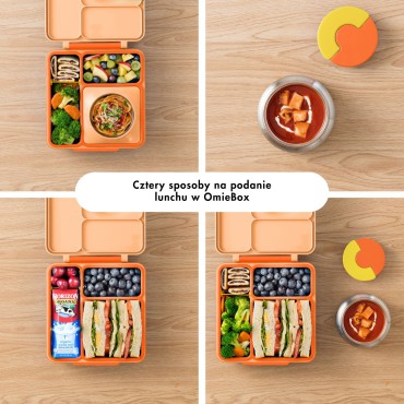 Omiebox lunch box z termosem Poppy Orange Omie - 9
