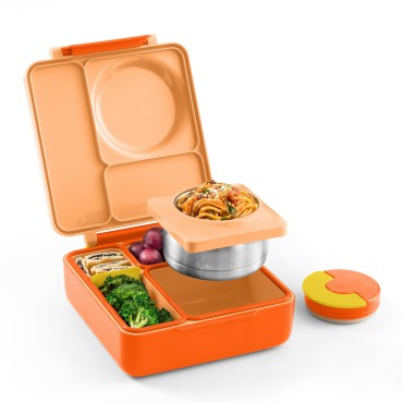Omiebox lunch box z termosem Poppy Orange Omie - 1