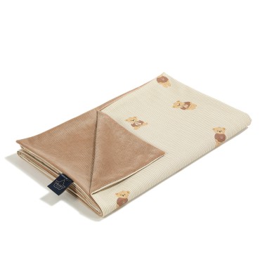 Lekki Koc Velvet Baby Bear M 80x100cm La Millou - 1