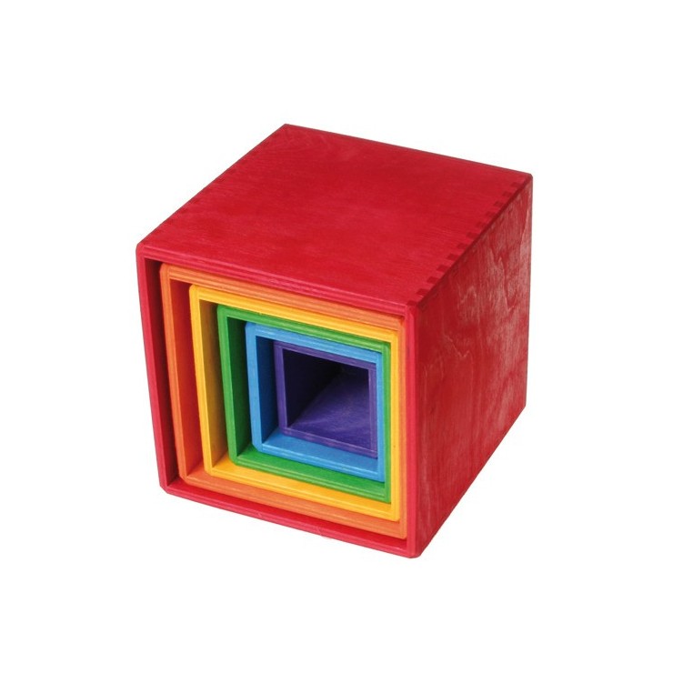 Zestaw pudełek w intensywnych kolorach 0+ Grimm's
