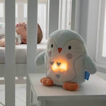 Pingwin Percy Szumiąca Przytulanka z czujnikiem płaczu i lampką nocną Gro Company